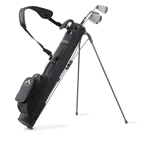 Golf Lightweight Stand Carry Bag Easy to Carry and Durable Pitch n Putt Golf Bag for The Driving Range, Par 3 and Executive Courses 31.5 inches Tall