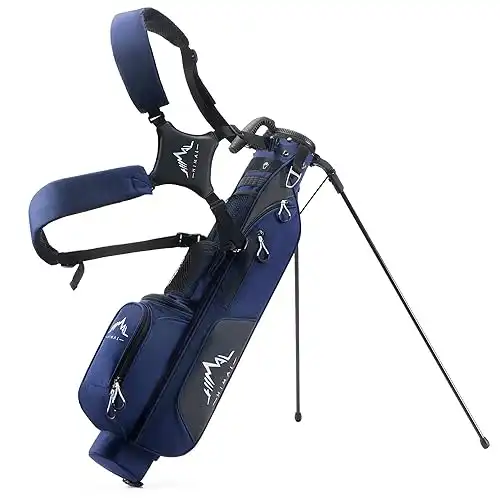 Par 3 Golf Lightweight Small Carry Bag PRO with Dual Shoulder Straps Pitch n Putt Golf Bag Easy to Carry and Durable for Men/Women 31.5 inches Tall